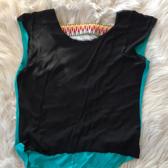 🔥 Open back high-low shirt 🔥 - Picture 3 of 3